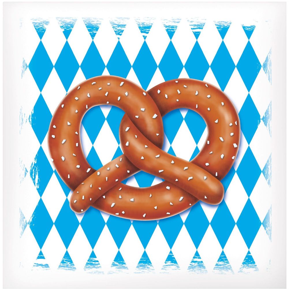 Oktoberfest Pretzel Heart Baby Bodysuit - Ich Liebe I Love German Festival Onesie Outfit