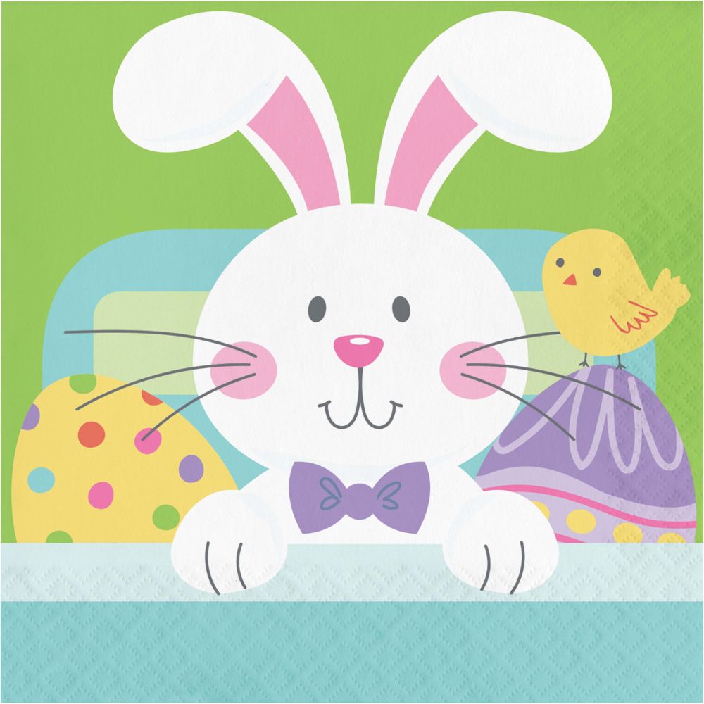 Hippity Hoppity Easter Lunch Napkins: Party at Lewis Elegant Party ...