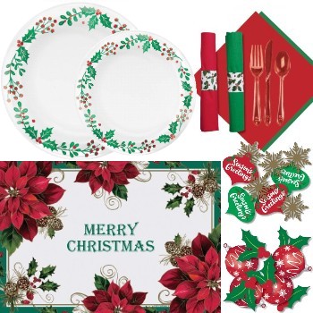 Holiday Paper and Plastic Tableware