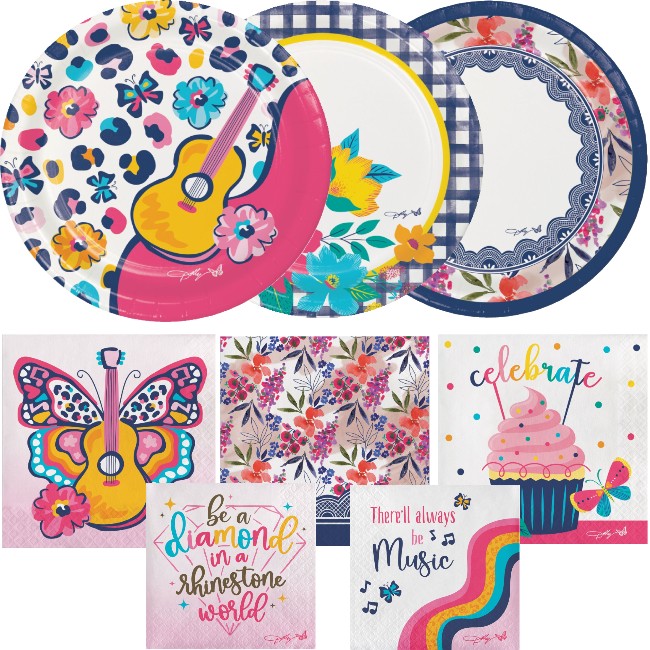 Dolly Paper Tableware and Decorations