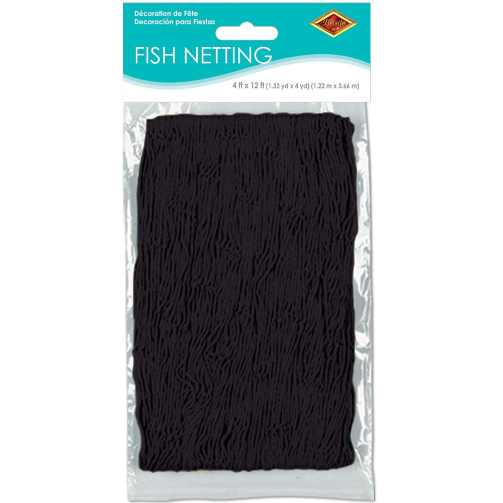 Black Decorative Fish Netting: Party at Lewis Elegant Party Supplies ...