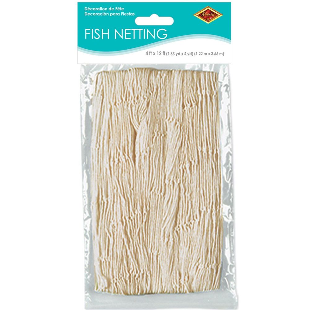 Natural White Decorative Fish Netting: Party at Lewis Elegant Party ...