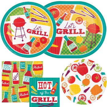 Backyard Bash Paper Plates & Napkins