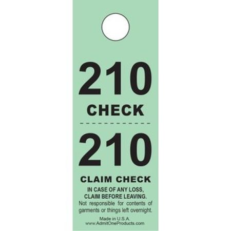 Coat Check Tickets: Party at Lewis Elegant Party Supplies, Plastic ...