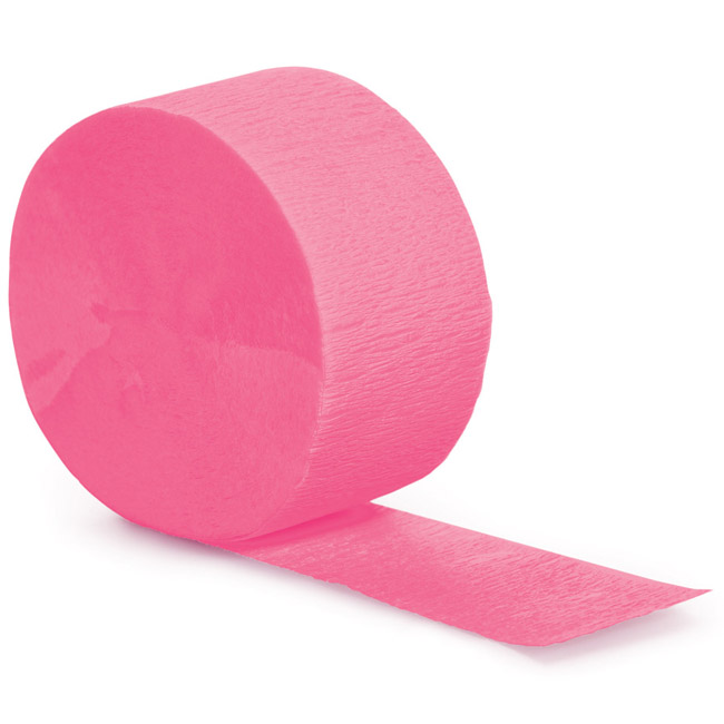 Details about   Pink  Paper Streamer 81 feet Amscan 