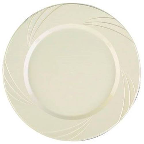 Beige Newbury 91/2inch Heavy Duty Elegant Plastic Plates Party at