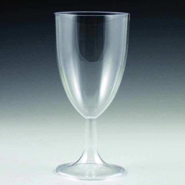 Sovereign 8 oz 1 Piece Plastic Wine Glasses Party at Lewis Elegant