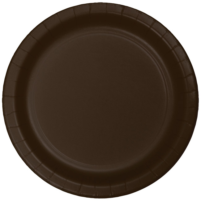 Brown Heavy Duty 9inch Paper Plates Party at Lewis Elegant Party