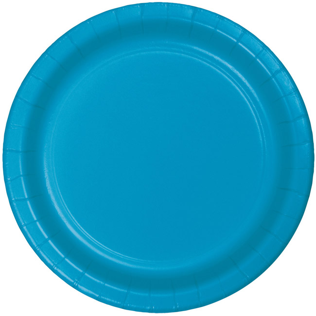 Turquoise Heavy Duty 10inch Paper Plates Party at Lewis Elegant Party