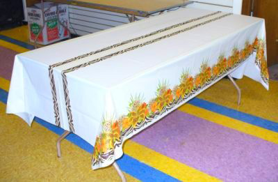 Safari Chic Banquet Table Cover: Party at Lewis Elegant Party Supplies ...