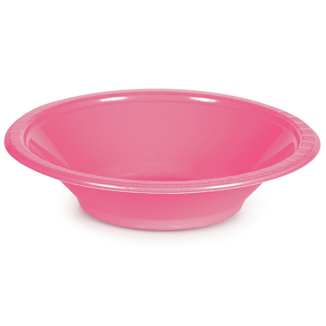 Candy Pink Premium 12 oz Plastic Bowls Party at Lewis Elegant Party