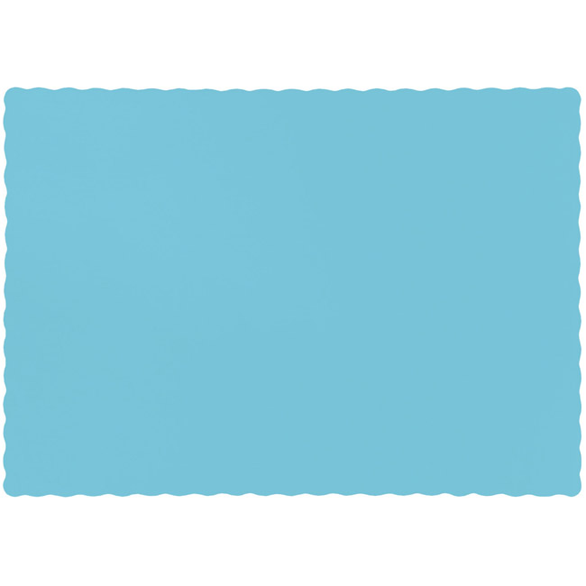 Pastel Blue Paper Placemats Party at Lewis Elegant Party Supplies, Plastic Dinnerware, Paper
