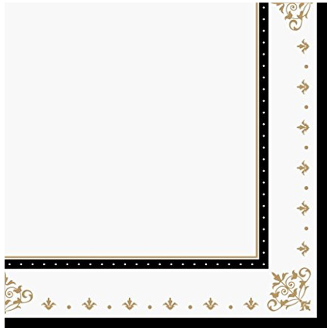 Stafford Gold 3Ply Lunch Napkins Party at Lewis Elegant Party