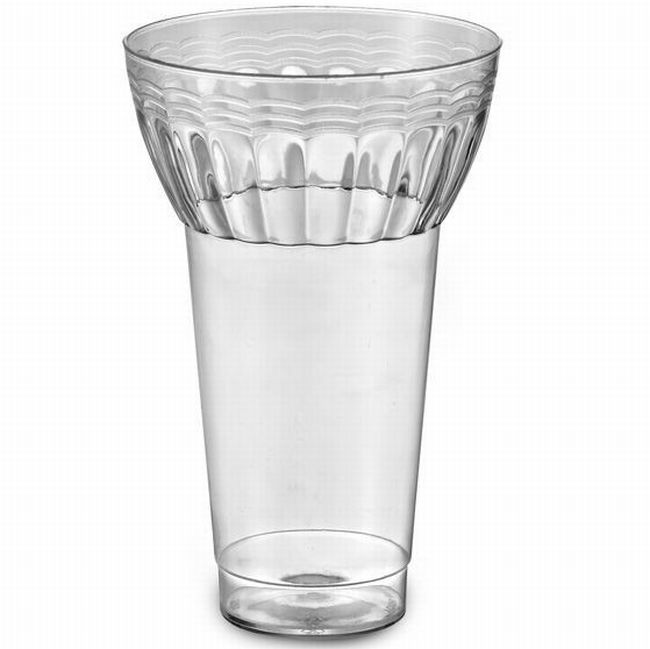 Resposables 12 oz Plastic Parfait Glasses Party at Lewis Elegant Party