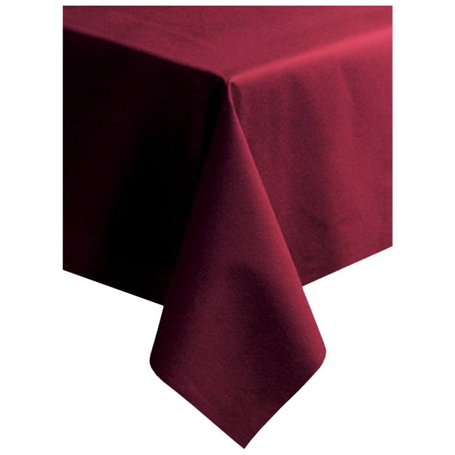 6ft Fitted Tablecloth - Burgundy Red For Wedding, Banquet, Event Catering