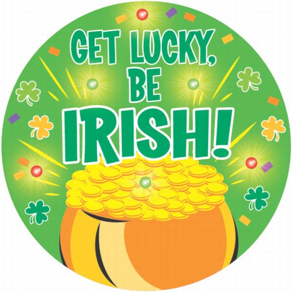 Get Lucky, Be Irish Flashing Button Party at Lewis Elegant Party