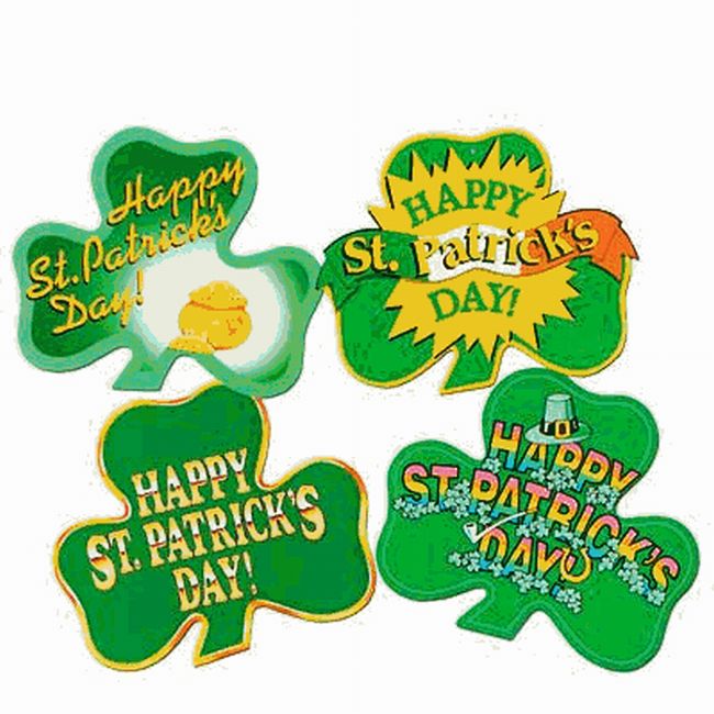 St Patrick's Day Shamrock Cutouts Party at Lewis Elegant Party
