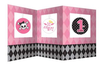 First Angel Tri-Fold Centerpiece w/Hanging Cutouts: Party at Lewis ...