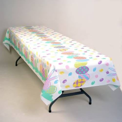 Easter Eggs Plastic Tablecloth Party at Lewis Elegant Party Supplies