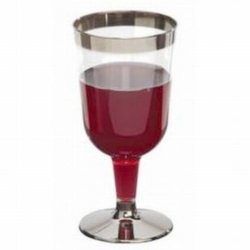 Reflections 2-Piece 6 oz Plastic Wine Glasses