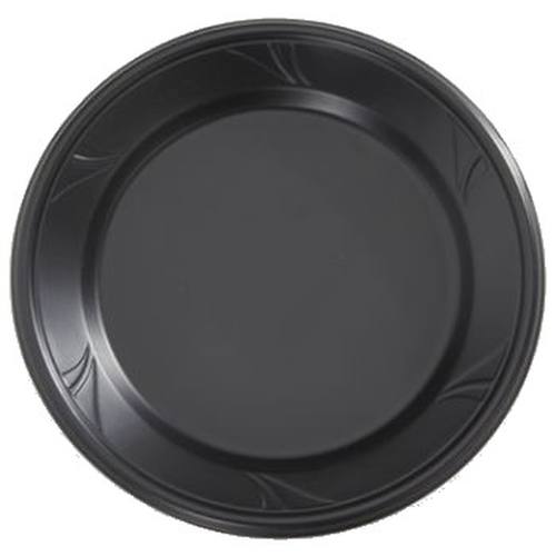 Finesse 6Inch Matte Black Polypropylene Plastic Plates Party at Lewis