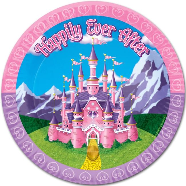 Enchanted Castle 7Inch Plates Party at Lewis Elegant Party Supplies, Plastic Dinnerware, Paper