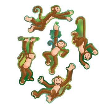 Mini Monkey Cutouts: Party at Lewis Elegant Party Supplies, Plastic Dinnerware, Paper Plates and ...