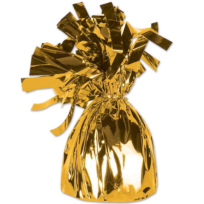 Gold Foil Balloon Weight Party at Lewis Elegant Party Supplies