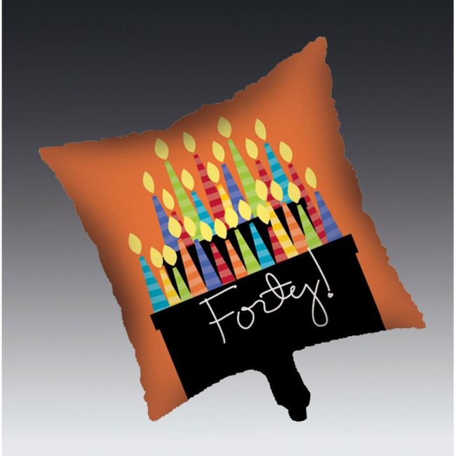 40th Birthday Foil Helium Balloon - Large Celebration Decoration #111508