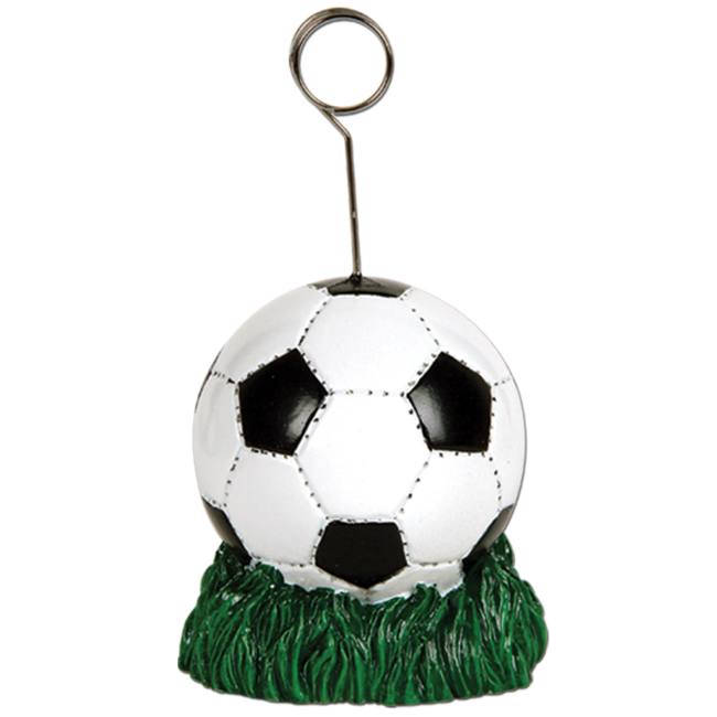 Soccer Ball Photo/Balloon Holder Party at Lewis Elegant Party Supplies