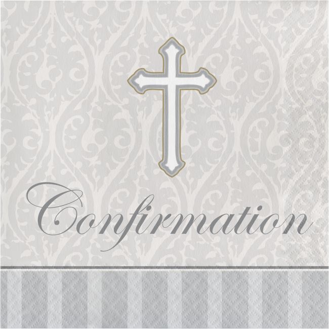 Devotion 3Ply Confirmation Lunch Napkins Party at Lewis Elegant Party