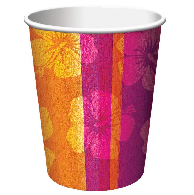 Aloha Summer 9 oz Hot/Cold Cups: Party at Lewis Elegant Party Supplies ...