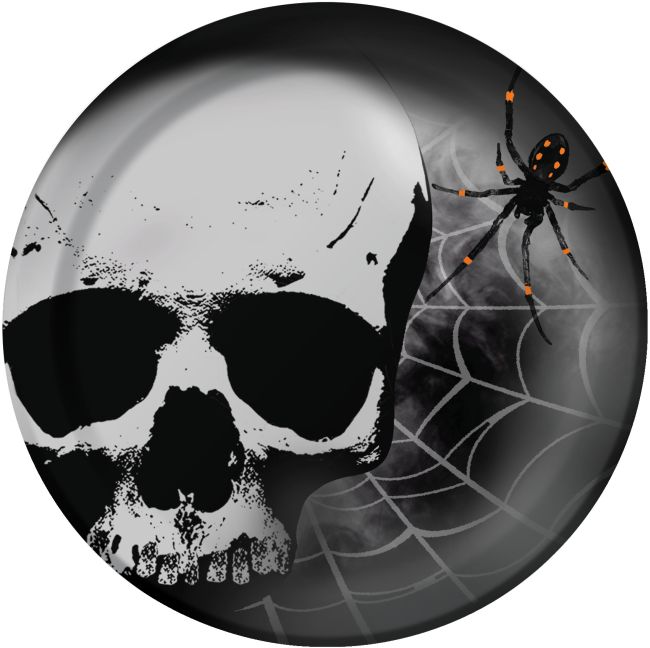 Skull Terror 9inch Plates Party at Lewis Elegant Party Supplies