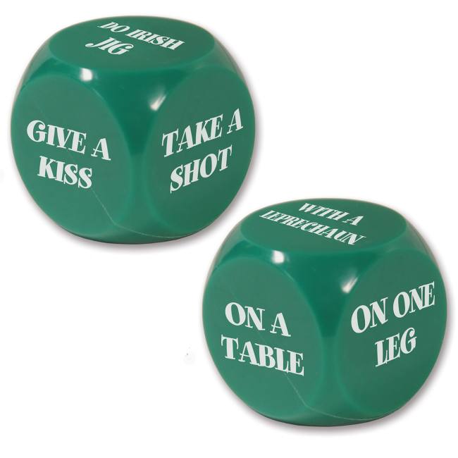 St Patrick's Day Decision Dice Party at Lewis Elegant Party Supplies