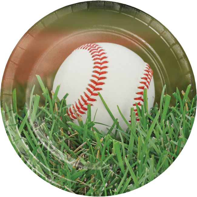 Sports Fanatic Baseball 9inch Plates Party at Lewis Elegant Party
