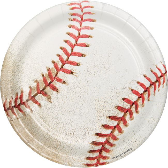 Sports Fanatic Baseball 7inch Plates Party at Lewis Elegant Party