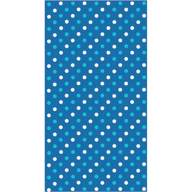 Coordinate 3Ply Buffet Napkins, Blue & Bermuda Blue Dots Party at