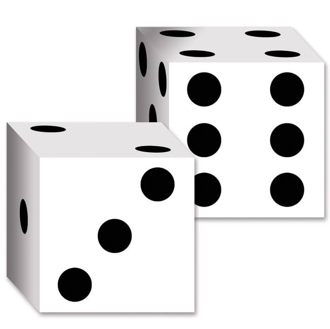 Dice Card Boxes Party at Lewis Elegant Party Supplies, Plastic
