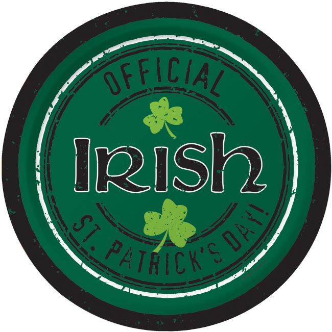 Officially Irish 9inch Plates Party at Lewis Elegant Party Supplies