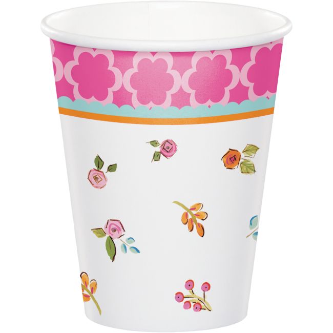 Tea Time 9oz Hot/Cold Cups: Party at Lewis Elegant Party Supplies ...