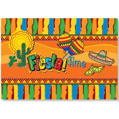 Seasonal Occasions Fiesta Time Paper Placemats Party at Lewis Elegant