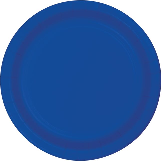 Cobalt Blue Heavy Duty 10inch Paper Plates Party at Lewis Elegant