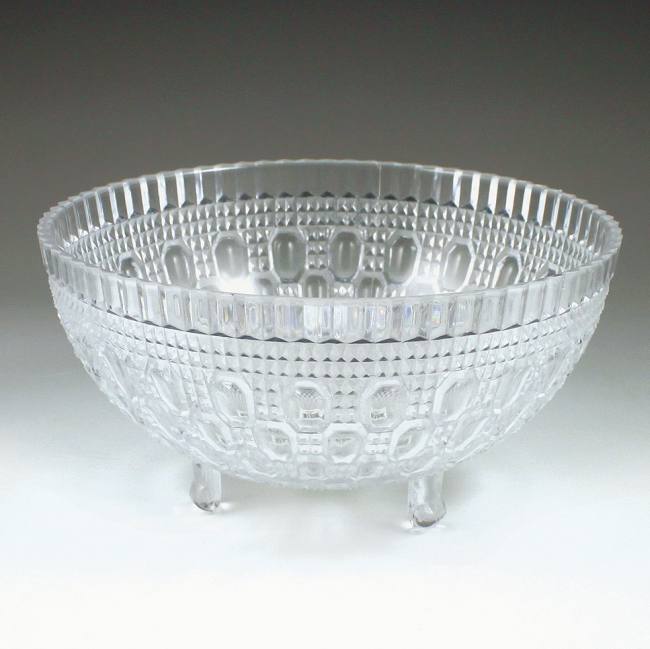 Crystalware Crystal Cut 1 Quart Plastic Footed Bowl Party at Lewis