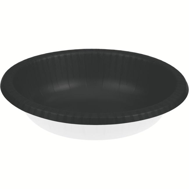 Black 20 oz Paper Bowls Party at Lewis Elegant Party Supplies, Plastic