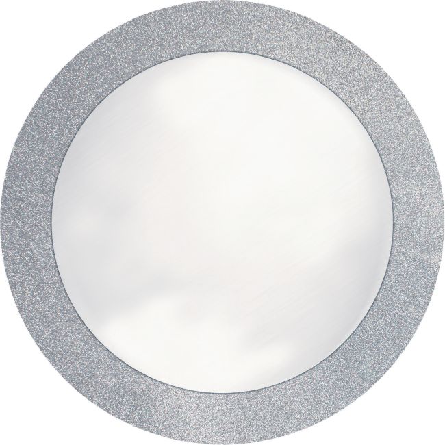 Round Silver Glitter Border 14inch Paper Placemats Party at Lewis