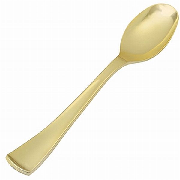 Gold Secrets Plastic Serving Spoons Party at Lewis Elegant Party