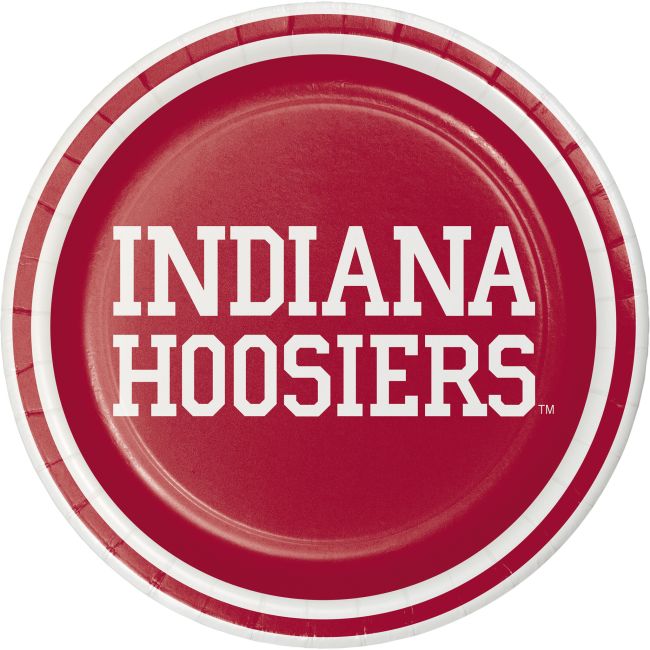 Indiana Hoosiers 7Inch Plates Party at Lewis Elegant Party Supplies, Plastic Dinnerware, Paper