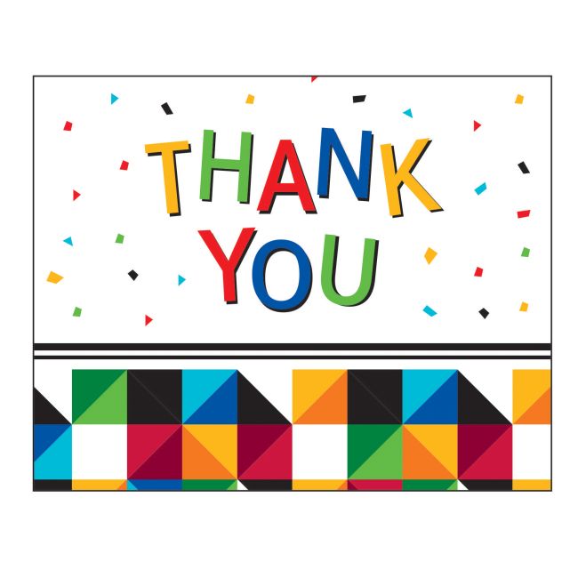 thank you cards grad party Time | Graduation or classmates Fractal Fun Thank You Cards