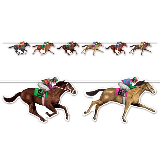 Beistle Horse Racing Lunch Napkins – 16 Pack – Birthday Party Decorations