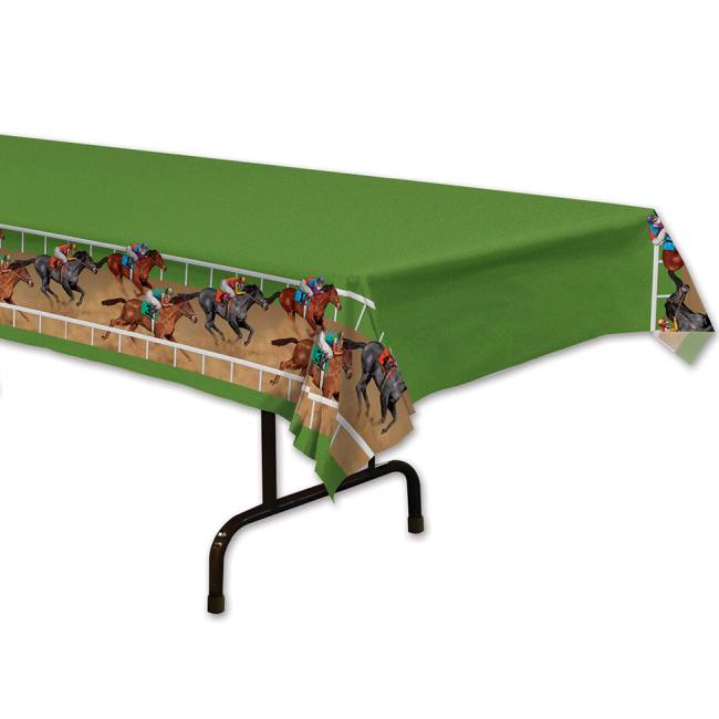Horse Racing Plastic Tablecloth Party at Lewis Elegant Party Supplies